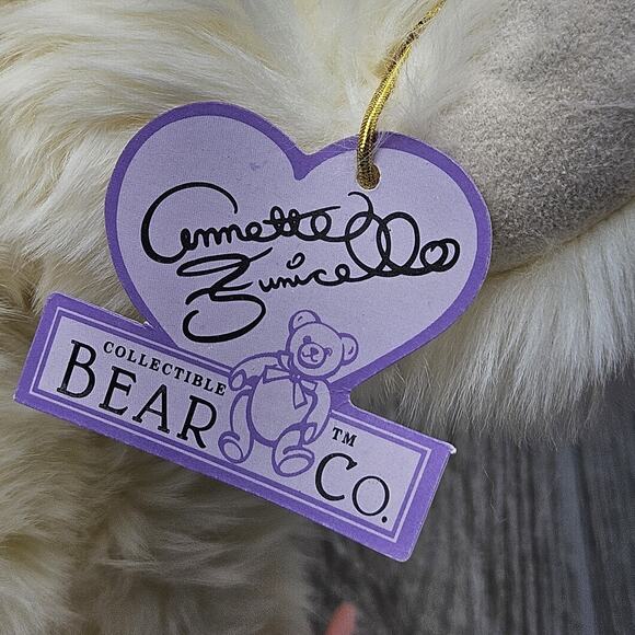 Annette Funicello Dream Keeper Collectible Bear & Co Teddy Slippers Bonnet - Picture 4 of 12